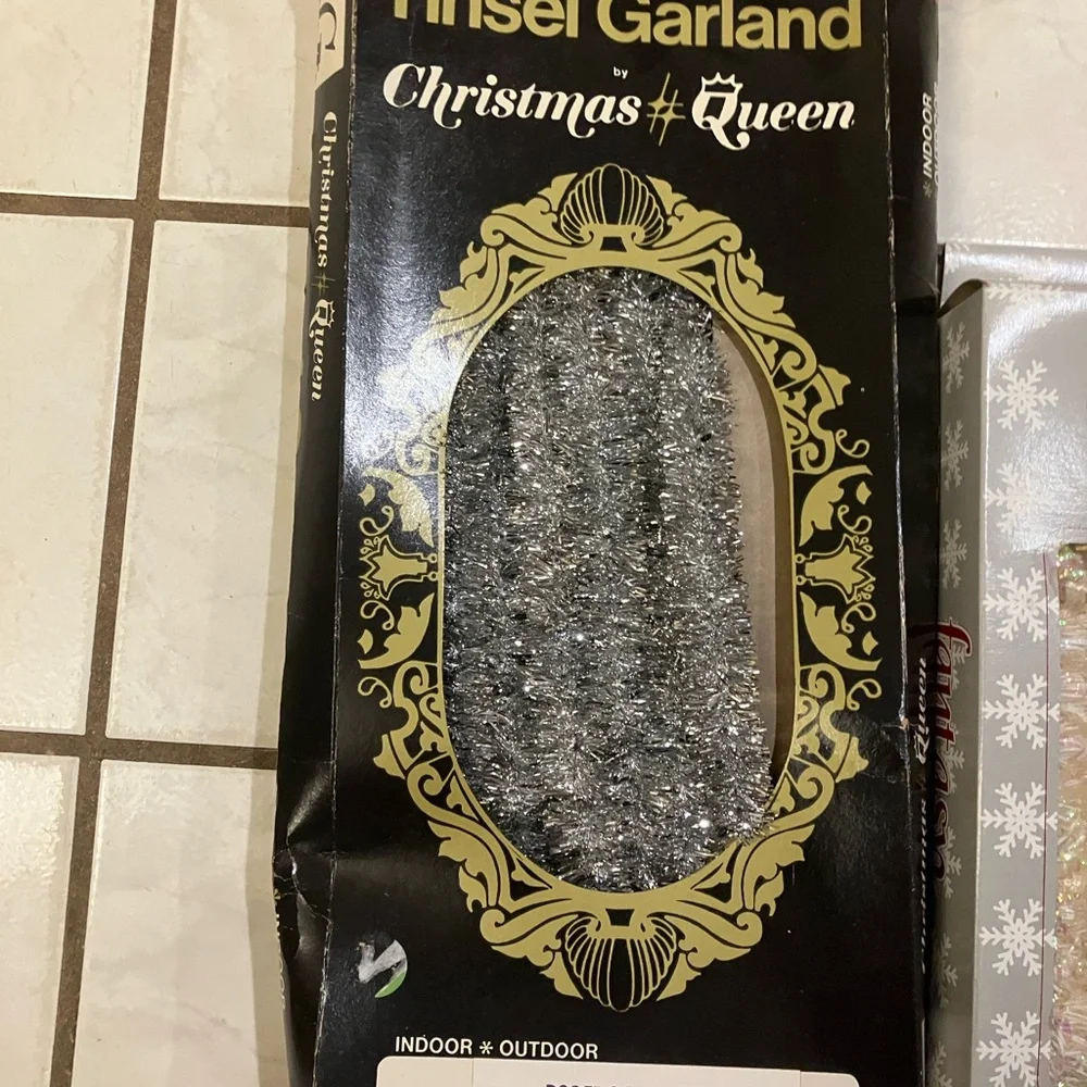 Vintage Christmas garland